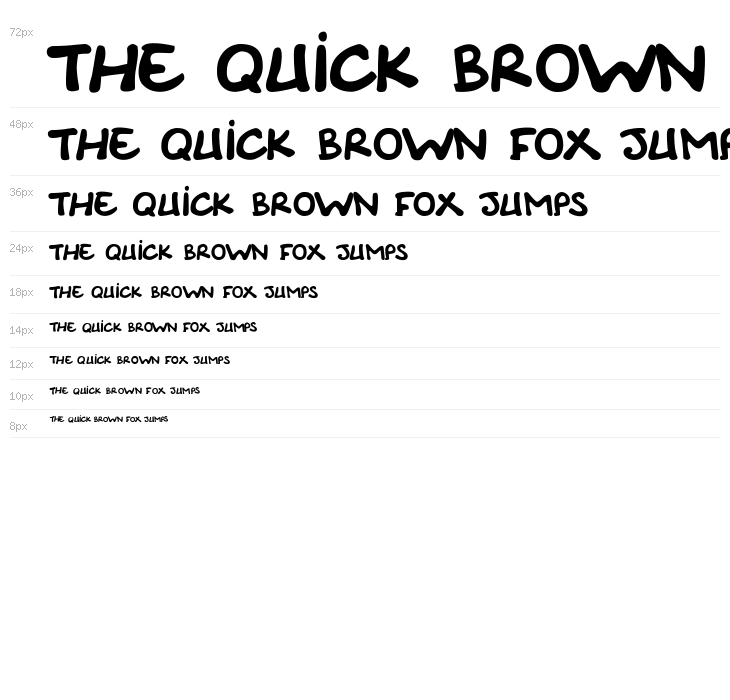 Comic Note Smooth Waterfall