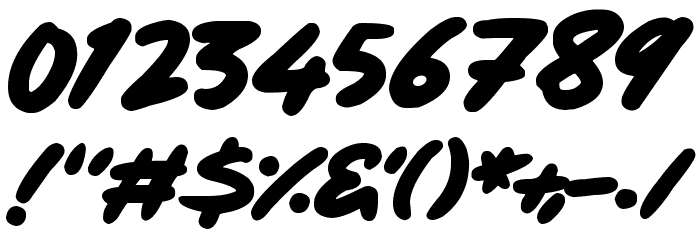 Comic Panels Font OTHER CHARS