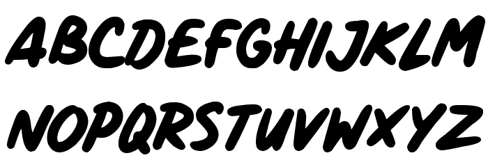 Comic Panels Font LOWERCASE