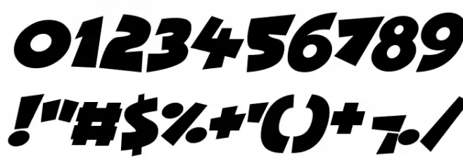 Comic Queens Italic Font OTHER CHARS