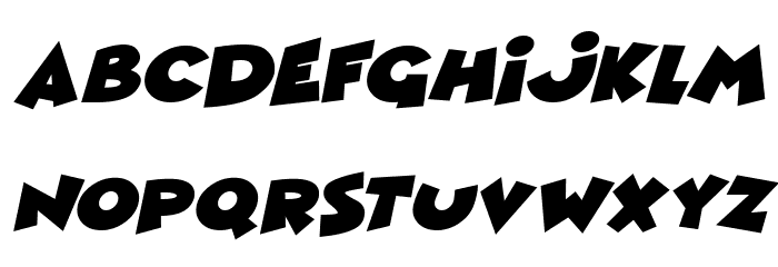 Comic Queens Italic Schriftart Kleinbuchstaben