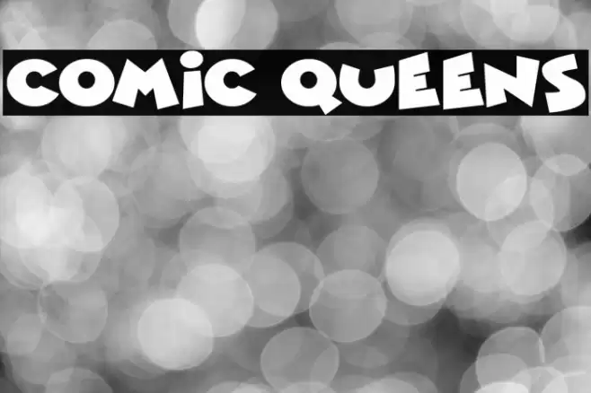 Comic Queens Font examples