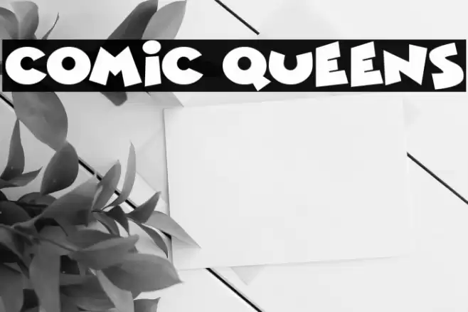 Comic Queens Font examples