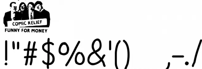 Comic Relief Medium Font OTHER CHARS