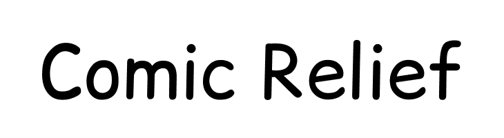 Comic Relief  Frei Schriftart Herunterladen