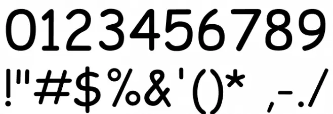 Comic Relief Font OTHER CHARS