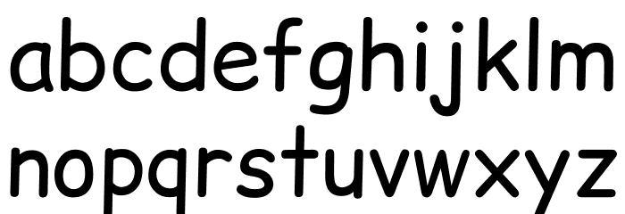 Comic Relief Font LOWERCASE