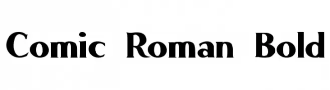 Comic Roman Bold  les polices de caractères gratuit tlcharger