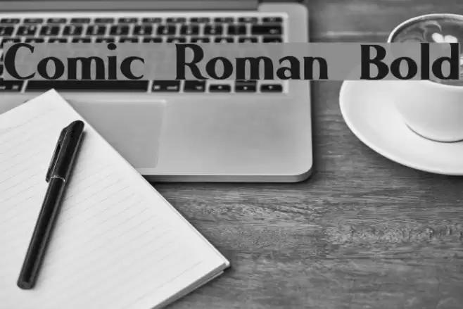 Comic Roman Bold Font examples