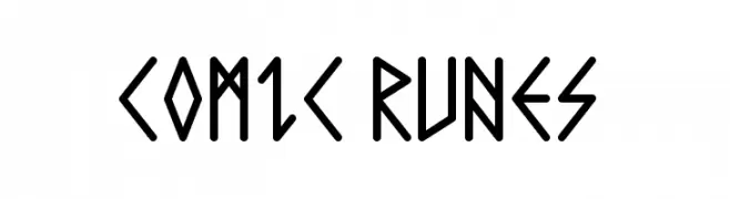 Comic Runes   नि: शुल्क फ़ॉन्ट्स डाउनलोड