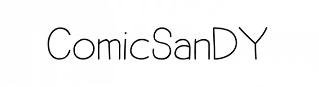 Comic San DY  Free Fonts Download