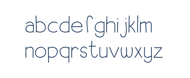 Comic San DY Lowercase