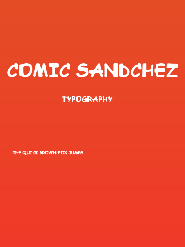 Comic Sandchez Poster