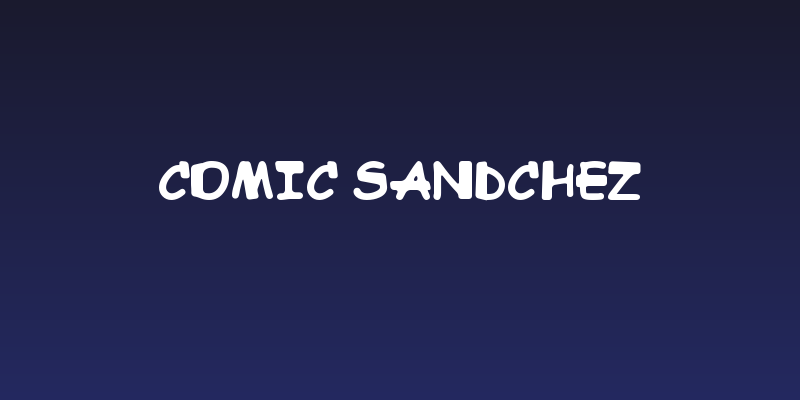 Comic Sandchez Social Header