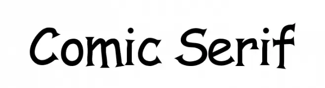Comic Serif  免费字体下载