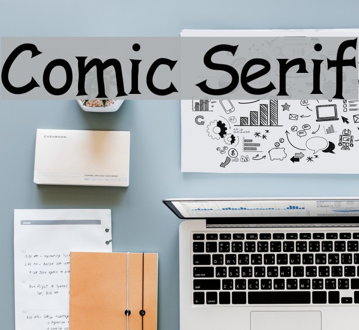 Comic Serif Font examples