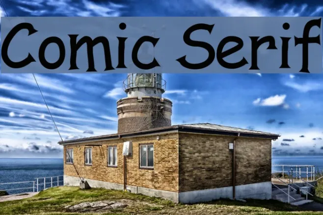 Comic Serif Example 3