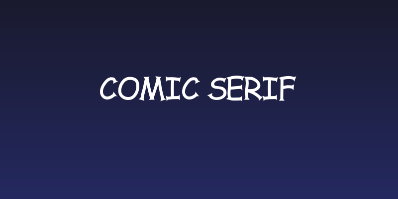 Comic Serif Social Header