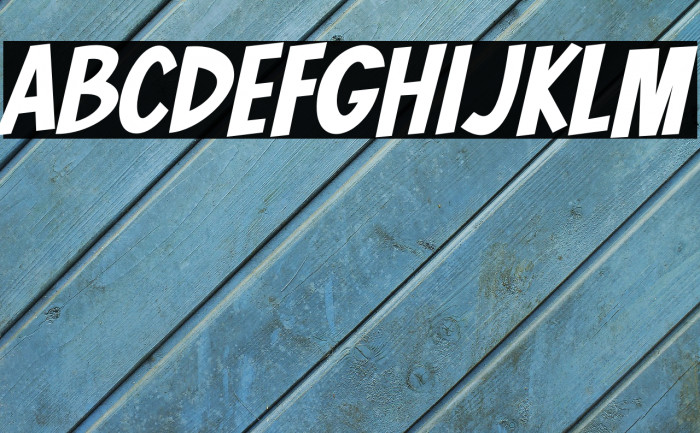 Comic Shark Font examples
