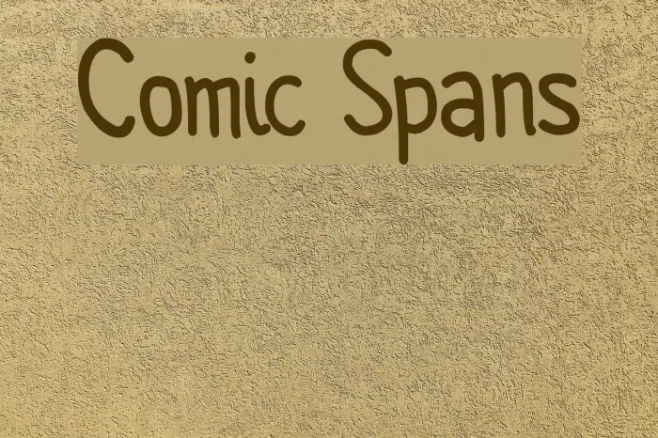 Comic Spans Example 1