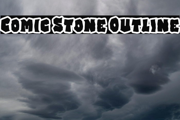 Comic Stone Outline Example 1