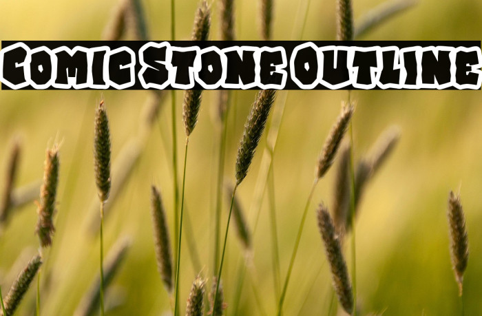 Comic Stone Outline Example 3