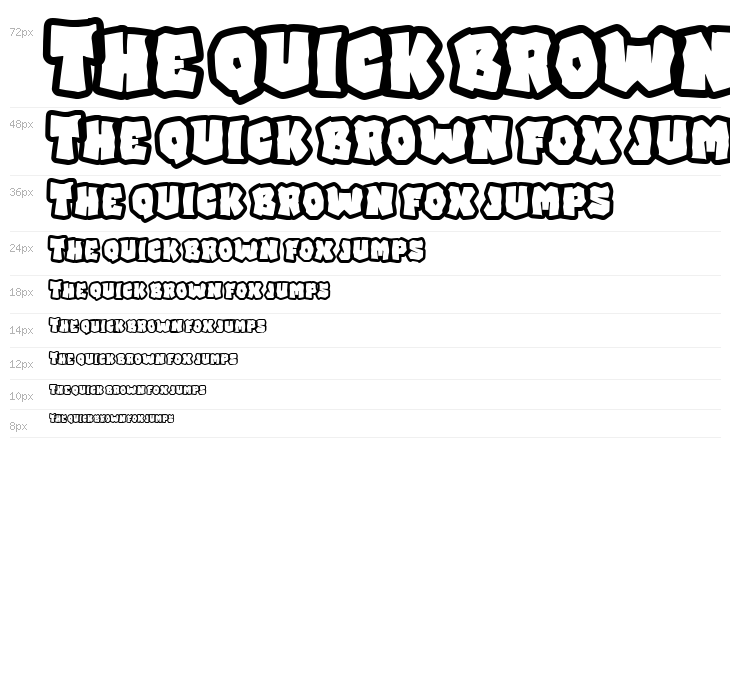 Comic Stone Outline Waterfall