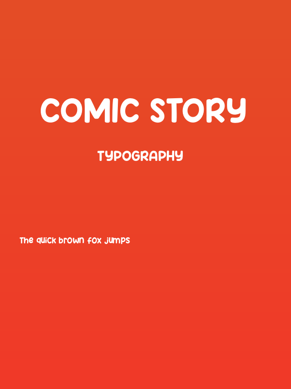 Comic Story Poster