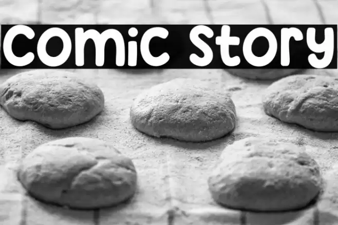 Comic Story Font examples