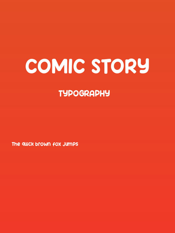 Comic Story Poster
