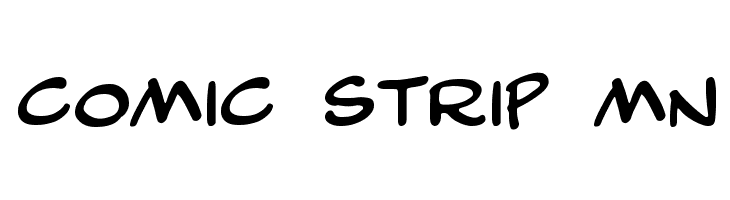 Comic Strip MN Font