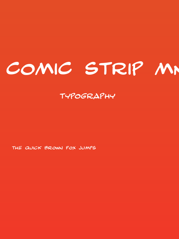 Comic Strip MN Poster