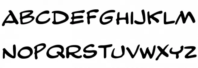 Comic Strip MN 字体 小写