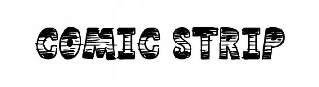 Comic Strip  Frei Schriftart Herunterladen