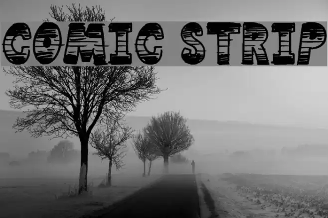 Comic Strip Polices examples