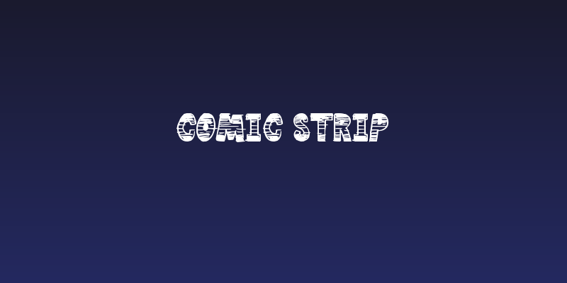 Comic Strip Social Header