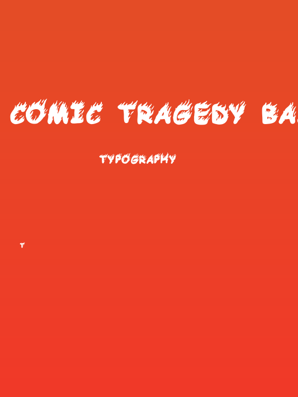 Comic Tragedy Base Poster