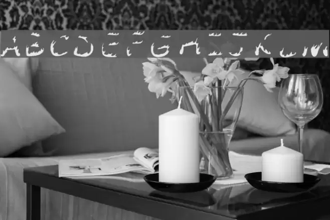 Comic Tragedy Flames Font examples