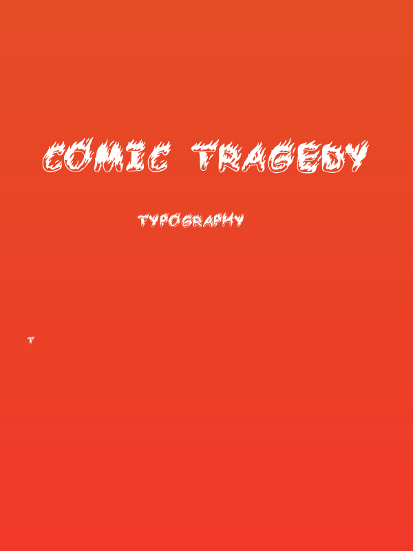 Comic Tragedy Poster