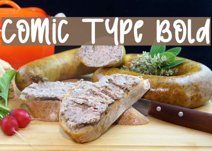 Comic Type Bold Font examples