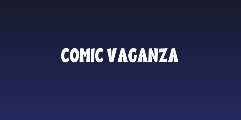 Comic Vaganza Social Header
