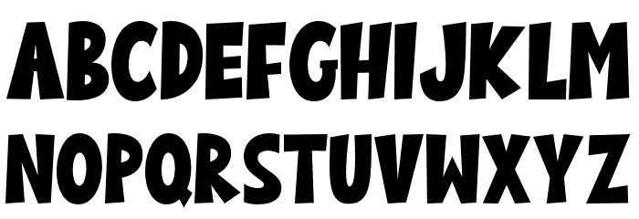 Comic Vaganza Font LOWERCASE