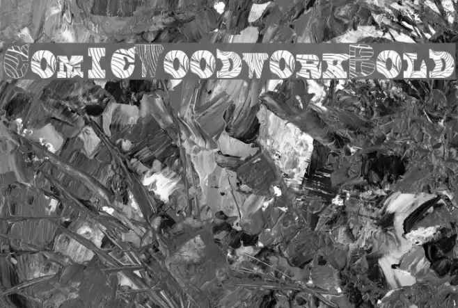 Comic Woodwork Bold Font examples