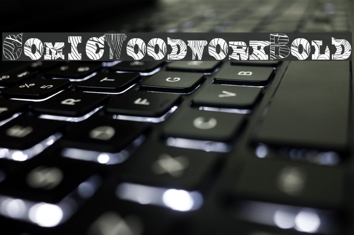 Comic Woodwork Bold Example 3