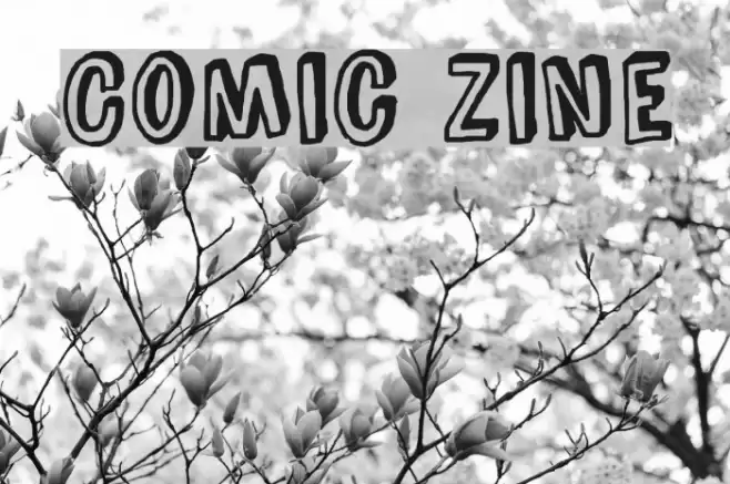 Comic Zine Font examples