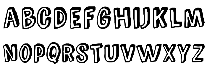 Comic Zine Font LOWERCASE
