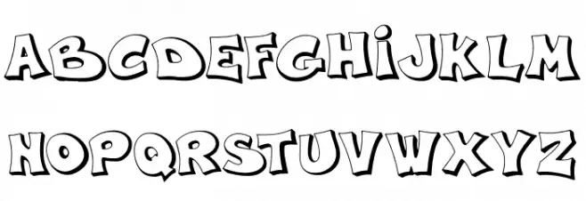 ComicBoomBubble_DEMO Schriftart Groß