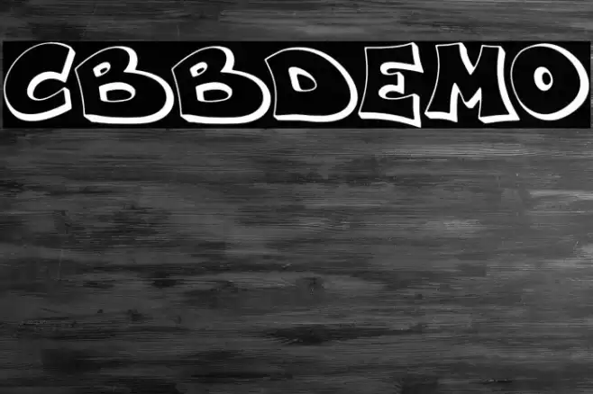 ComicBoomBubble_DEMO Font examples