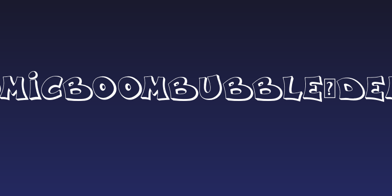 ComicBoomBubble_DEMO Social Header