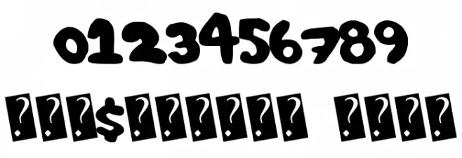 ComicBubble Font OTHER CHARS